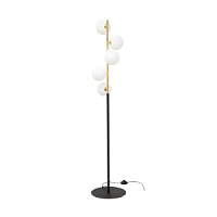 5649 ALI  Stāvlampa melns/zelts 5x40W H1450mm  G9