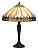63982 galda lampa Brooklyn Tiffany stikls 1x60W E27 Interiors 1900