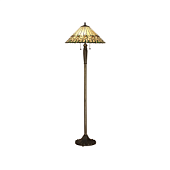 64192 stāvlampa Jamelia Tiffany stikls  3x60W E27 Interiors 1900