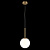 MOD321PL-01G2 griestu lampa Basic Form zelta/balts kupols 1x40W E14 Maytoni