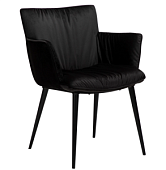 100675100 krēsls Join melns velvets Dan-Form