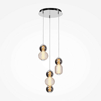 MOD273PL-L33CH3K griestu gaism. Drop hroms LED 33W 3000K 4000lm D38cm Maytoni