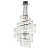 CAMILLE-24CH griestu lampa Camille hroms/stikls 24 x 10W G4 Endon