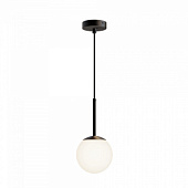MOD321PL-01B griestu lampa Basic Form melna/balts kupols 1x40W E14 Maytoni