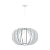 95607 Stellato Lustra balta/stikls 1x60W E27 EGLO
