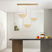 SO.LOTUS/3R -ORO Griestu gaismeklis Lotus zelts 70W 4200lm 3000K DIMM Ondaluce