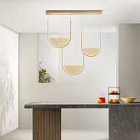 SO.LOTUS/3R -ORO Griestu gaismeklis Lotus zelts 70W 4200lm 3000K DIMM Ondaluce