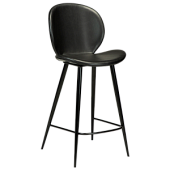 300800200 bāra krēsls Cloud melna eko āda/melnas kājas 100cm Dan-Form