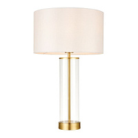 68802 LESSINA TOUCH Galda lampa bronza/balts abažūrs 1x40W E27 H57  D35 LIGHTING BRANDS