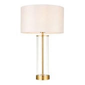 68802 LESSINA TOUCH Galda lampa bronza/balts abažūrs 1x40W E27 H57  D35 LIGHTING BRANDS