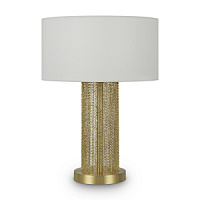 MOD151TL-01G galda lampa Impressive zelta/balts kupols 1x40W E27 Maytoni