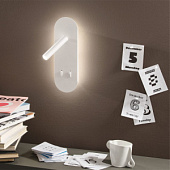 AP.PLATE/BIANCO Sienas lampa balta 5W+3W LED 3000K Ondaluce