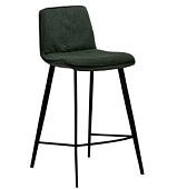 300650160 bāra krēsls Fierce zaļš audums/melnas kājas H:93cm Dan-Form