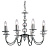 2013-8CH 5 Pсkstone Люстра хром 8x60W E14 LIGHTING BRANDS