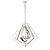 81929 griestu lampa Riona hroms 5 x 40W E14 Endon