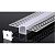 Alumīnija profils/mat.difuzors z/a 3m 56x15x15mm Bon