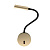 C035WL-L3MG3K sienas lampa Stem zelta/melna LED 150lm Maytoni