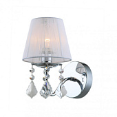 MBM-2572/1 W CORNELIA sienas lampa hroms/balts 1xE14 40W W260mm ITALUX