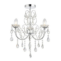 61251 Tabitha lustra ar kristāliem 3x18W G9 IP44 Endon Lighting Brands