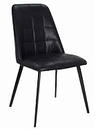 100802525 krēsls Embrace melna eko āda Dan-Form