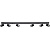 6611 EYE SPOT BLACK Потолочный Светильник BLACK 6x35W GU10 119mm NW