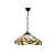 64384 griestu lampa Willow Tiffany stikls 3x60W E27 Interiors 1900
