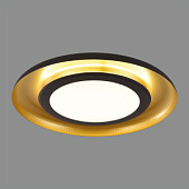 P374060NO LED SHIITAKE 60W 3000K plafons melns/ZELTS ACB