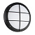 61650 gaismeklis Luik melns/stikls 18W LED IP65 Saxby
