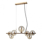 PND-406007-7-HBR  griestu lampa Canello misiņa krāsā  7xmax5W G9 Italux