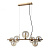 PND-406007-7-HBR griestu lampa Canello misiņa krāsā 7xmax5W G9 Italux