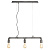 78764 griestu lampa Pipe vec.alva 3 x 40W E27 Endon