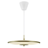 2120753035 BLANCHE 32 Griestu gaismeklis balts/zelts LED 15W  2700K 1700lm Nordlux