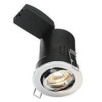 50682 iebūvējams gaismeklis ShieldPLUS hroms 50W GU10 Saxby