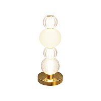 MOD301TL-L18G3K1 galda lampa Collar stikls/zelts LED 950lm 3000K Maytoni