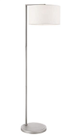 69052 stāvlampa Daley mat.niķelis/balts kupols 1x40W E27 Endon