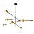 PND-16374-8-BK-GD-3K Lustra Remdal melns/zelts D138.8cm H90.5cm LED 36W Italux