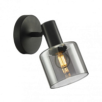 WL-65342-1 BK+SG Santia sienas lampa melna 1x40W E27 Italux