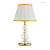 LT.BACH/ORO galda lampa Bach zelta 1x40W E14 Ondaluce