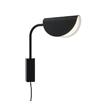 MOD126WL-01B sienas lampa Mollis melna 1x28W G9 Maytoni