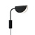 MOD126WL-01B sienas lampa Mollis melna 1x28W G9 Maytoni