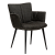 100675130 krēsls Join melns audums Dan-Form