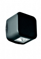 KU30PAR1HB10L KUBS 120 Sienas lampa grafīta 9W LED 3000K 2x520lm 10° 12.4x12.4 IP65 LANDA