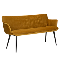 700680120 benķis Join brozas krāsas velvets/melnas kājas Dan-Form