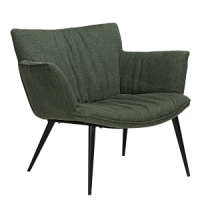 700675150 atpūtas krēsls Join zaļš audums/melnas kājas Dan-Form