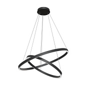MOD058PL-L74B4K griestu lampa Rim melna LED 3000lm 4000K Maytoni