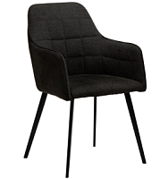 100801601 krēsls Embrace kraukļmelns/melnas kājas Dan-Form