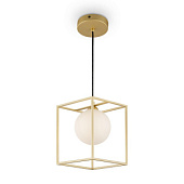 MOD145PL-01G griestu lampa zelts/mat.stikls 1*G9 Maytoni