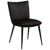 100685100 krēsls Join melns velvets/melnas kājas Dan-Form