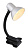 24862SI VANZONE Galda lampa melna ar baltu piesprauzama 1x40W E27 GLO