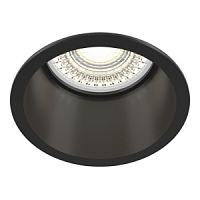 DL049-01B iebūvējams gaismeklis Reif melns 1x50W GU10 Maytoni